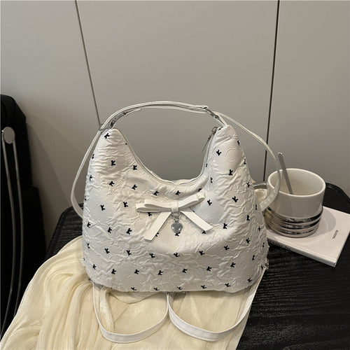 Stylish Quilted Shoulder Bag Bowlift