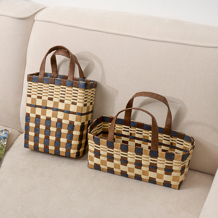 Handwoven shopping basket Bowlift