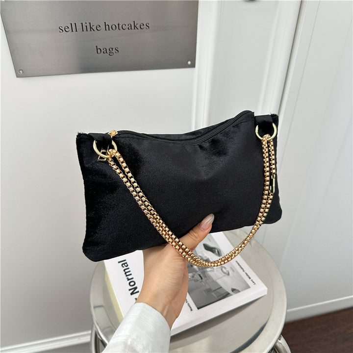 WoElegant Velvet Clutch Bag Bowlift