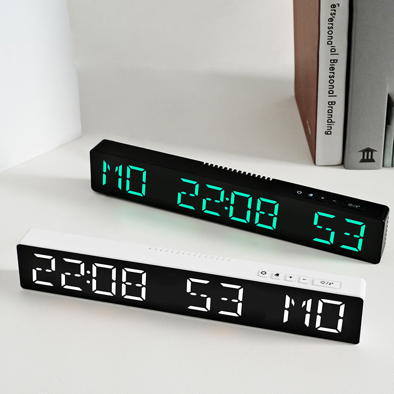 Digital wall clock with large LED display Bowlift