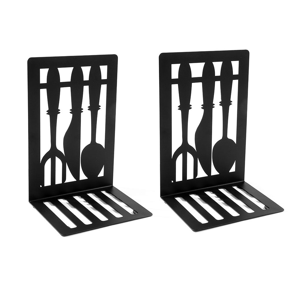 Decorative Cutlery-Themed Bookends