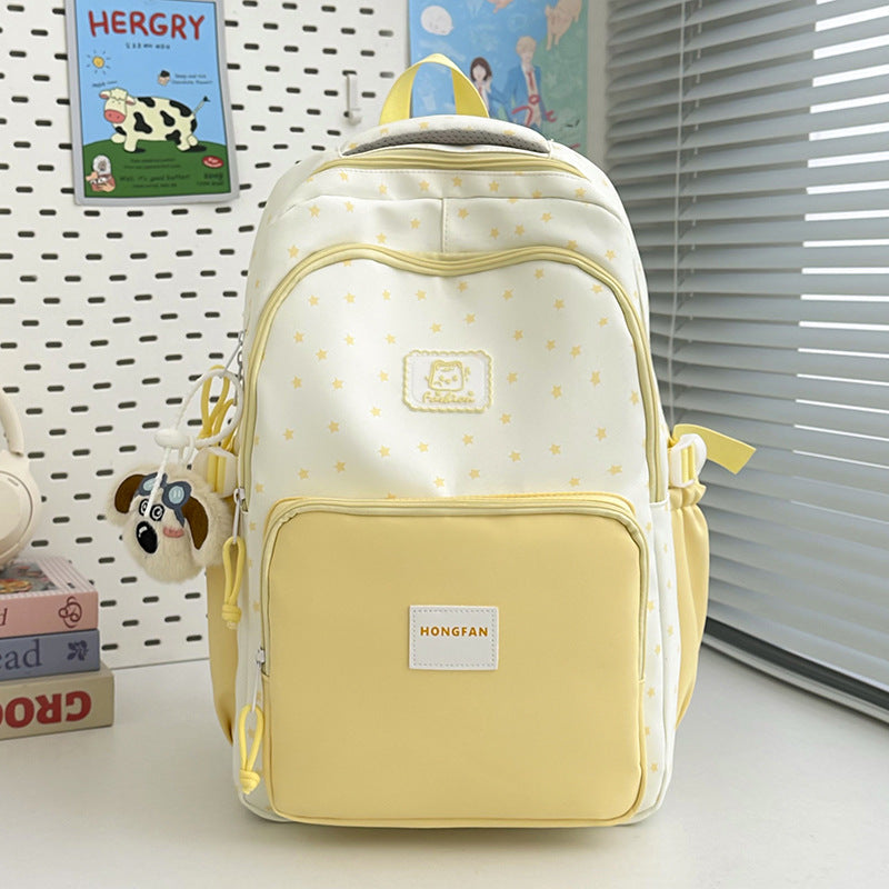 Star-Patterned Adventure Backpack