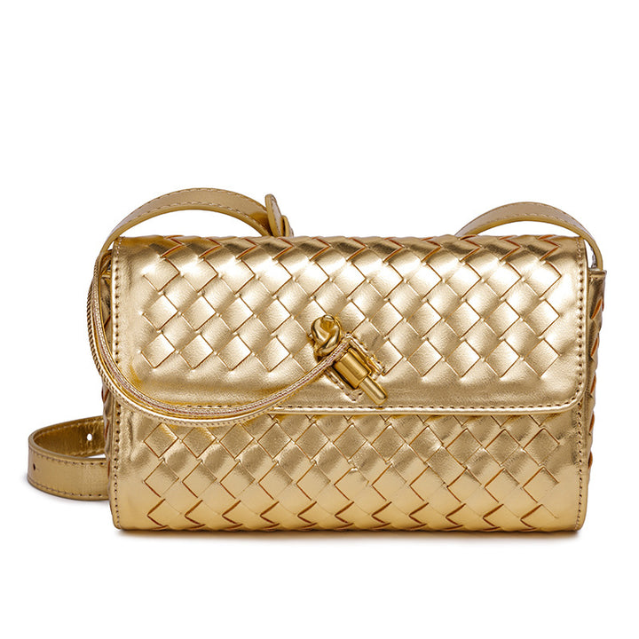 Woven Crossbody Clutch Bowlift