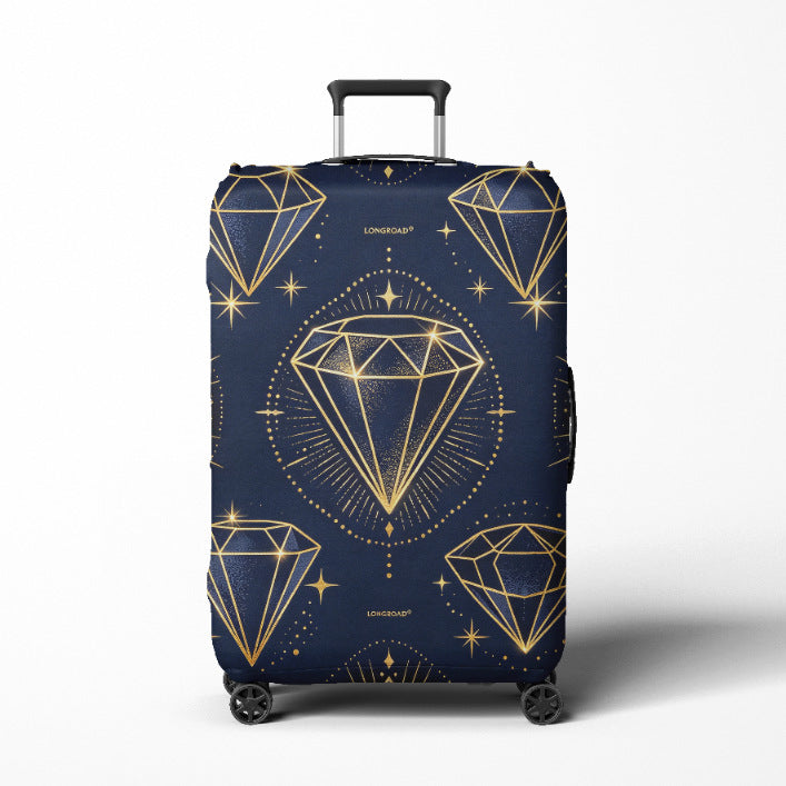 Women's suitcase cover in elegant vintage design Bowlift