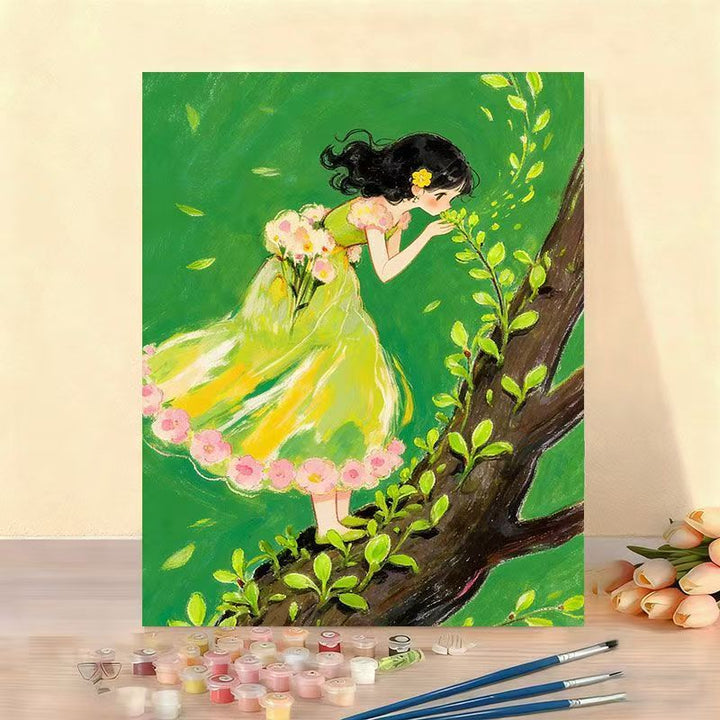DIY Fairy Tale Canvas Painting Kit Bowlift