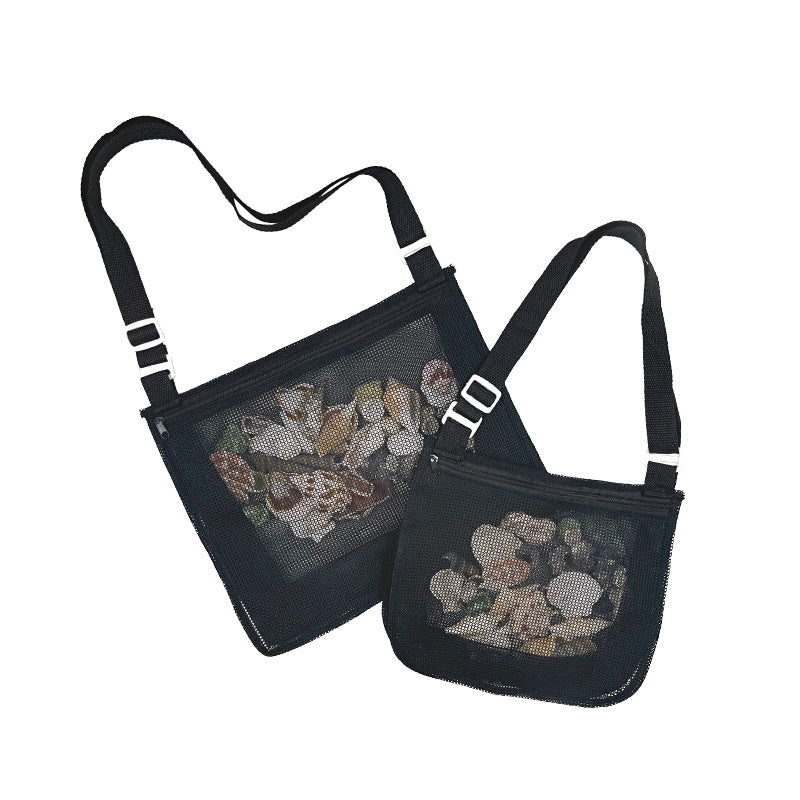 Multifunctional mesh bag with adjustable shoulder strap Bowlift