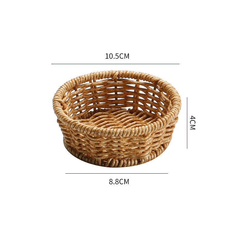 Multi-Sectional Woven Storage Basket Bowlift