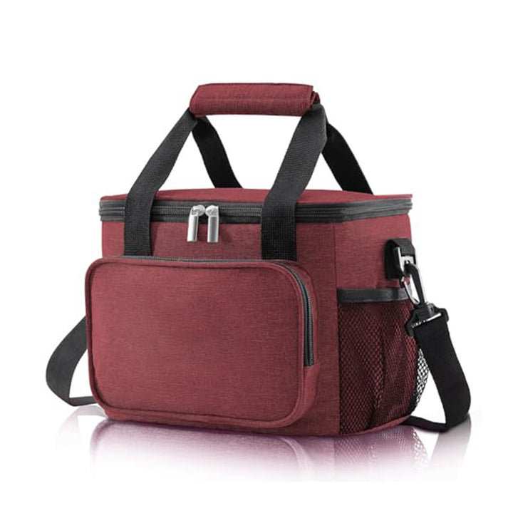 Insulated cooler bag with practical front pocket Bowlift