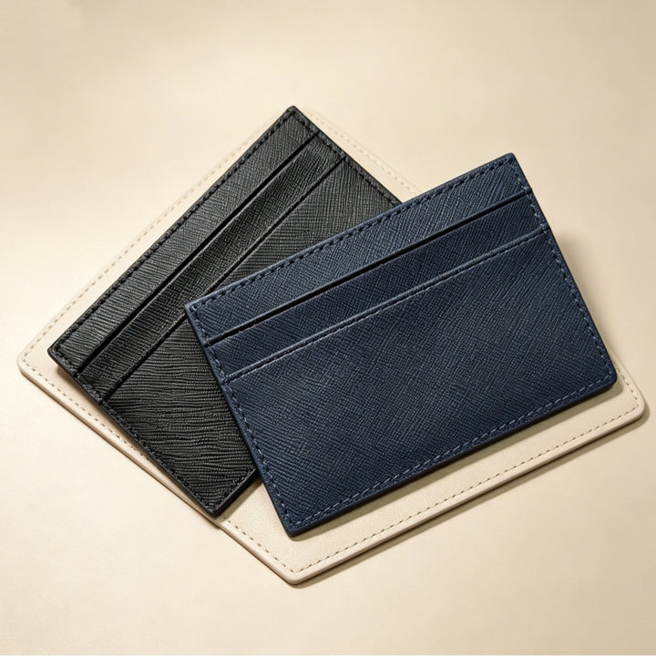 Sleek Leather Card Holder Bowlift