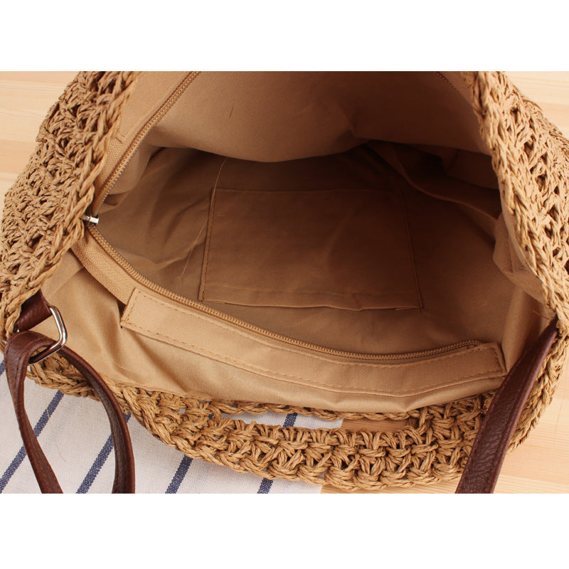 Handbag with Modern Macrame Structures Bowlift