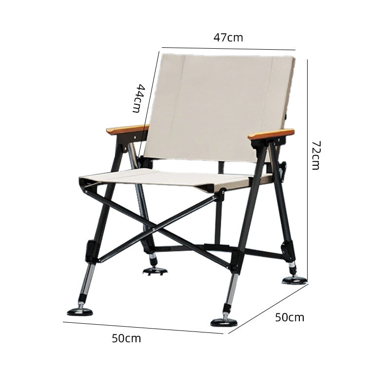 Comfortable High Back Camping Chair Bowlift