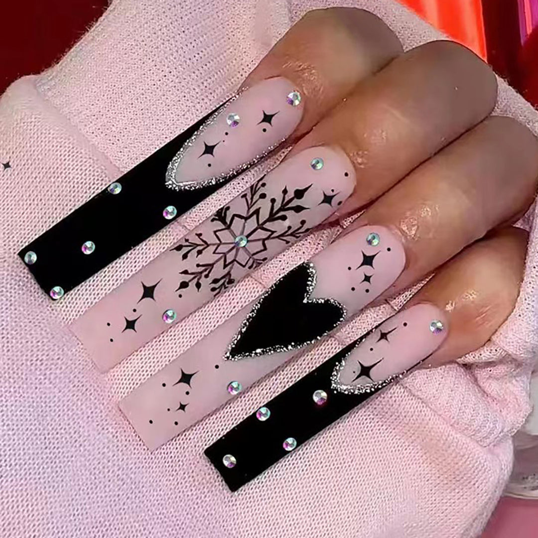 Glittery Stiletto Nail Art Set Bowlift