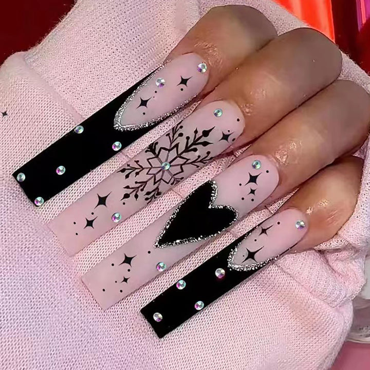 Glittery Stiletto Nail Art Set Bowlift
