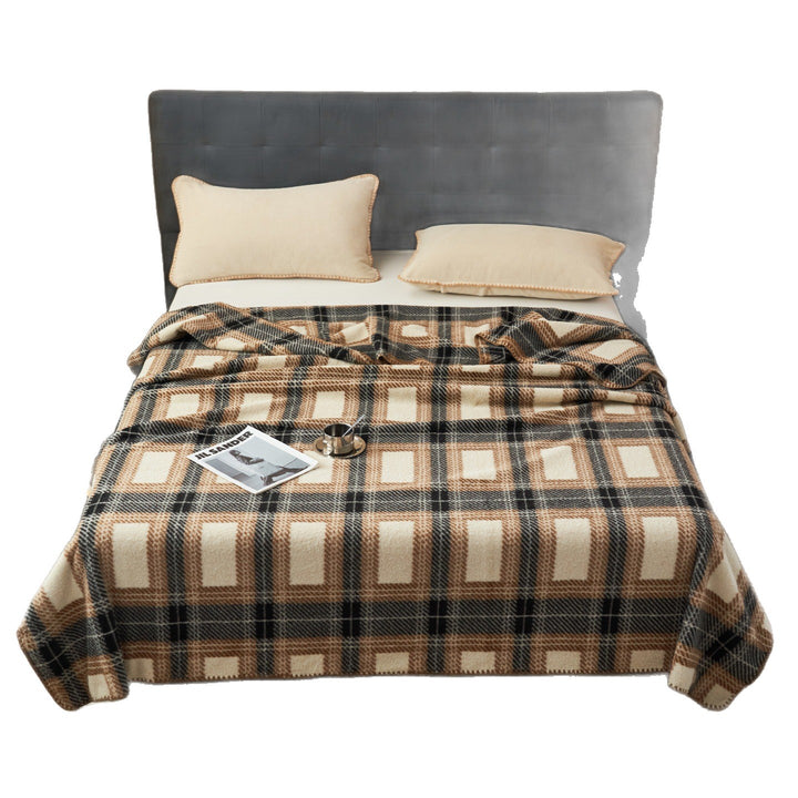 Cozy Decorative Fleece Throw Blanket
