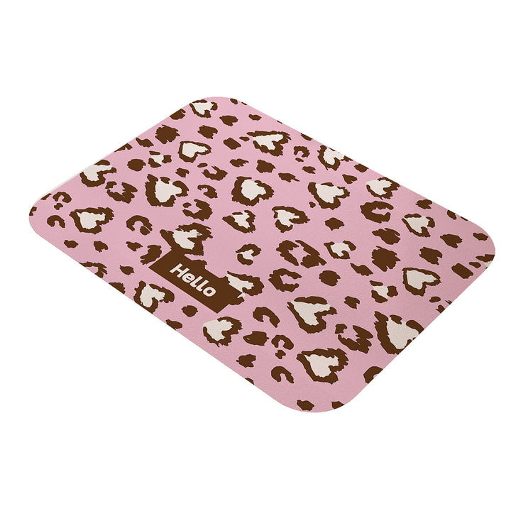 Stylish Animal Print Kitchen Mat