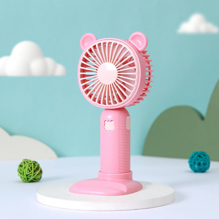 Unisex Portable Table Fan in Cute Bear Design Bowlift