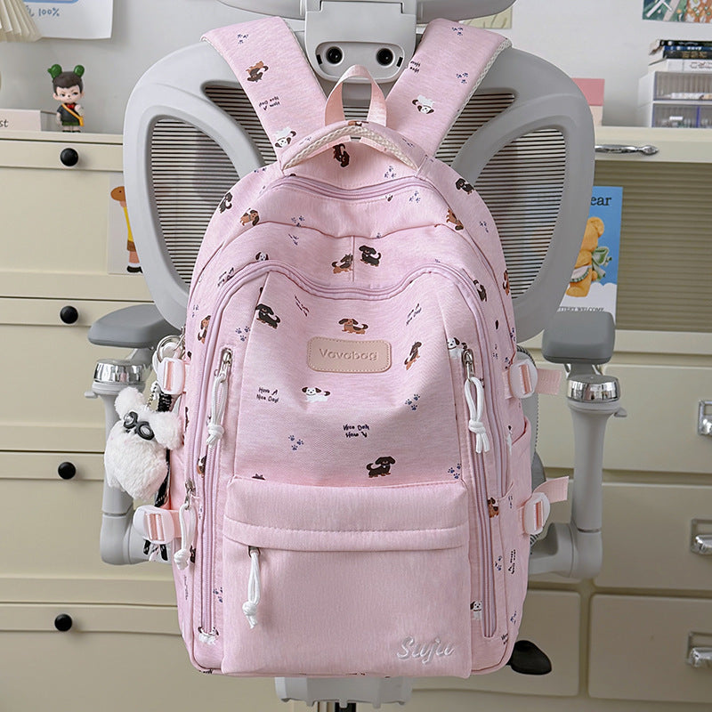 Playful Animal-Themed School Backpack