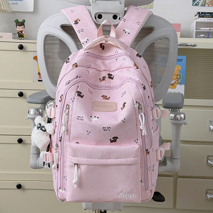 Playful Animal-Themed School Backpack