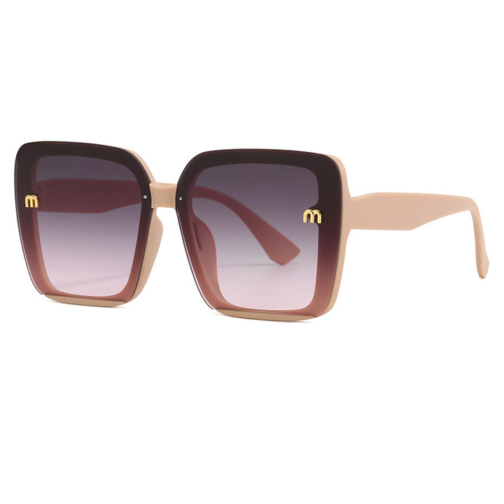 Women's oversized square sunglasses with elegant frame Bowlift