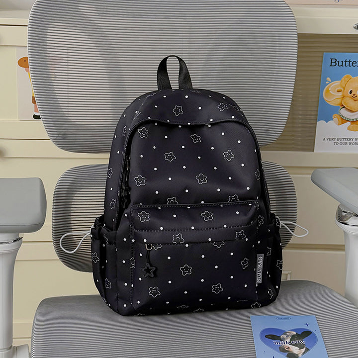 Floral Print Backpack Bowlift
