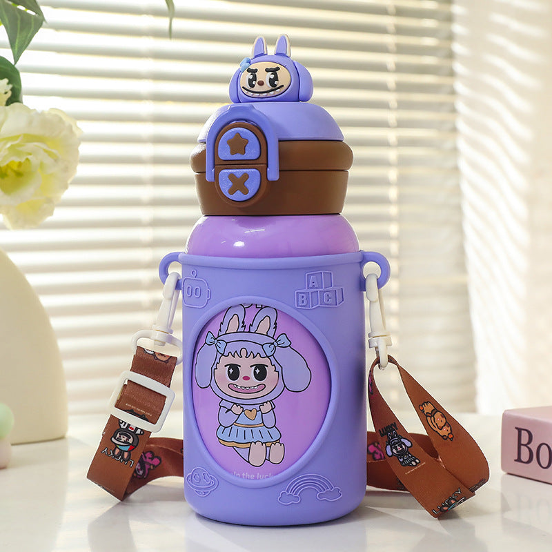 Ladies Motivating Water Bottle with Carrying System from Bowlift