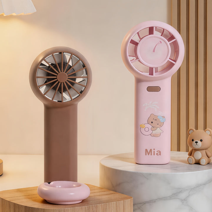 Portable Mini Fan with Creative Animal Designs Bowlift