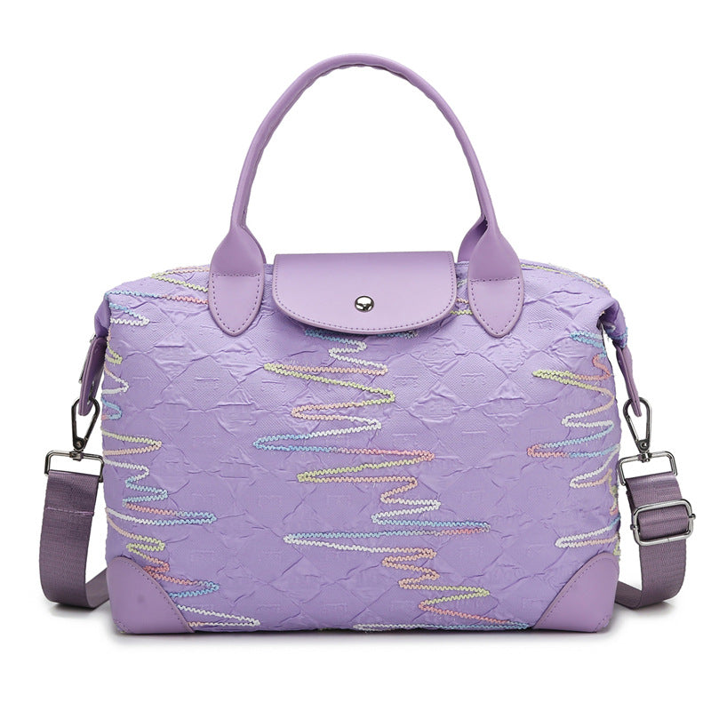 Fashionable Travel Bag With Multifunctional Storage Compartments Bowlift