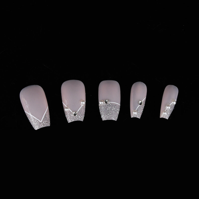 Elegant Matte Finish Press-On Nail Tips Bowlift