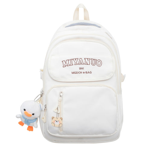 Multi-Pocket Casual School Backpack Bowlift