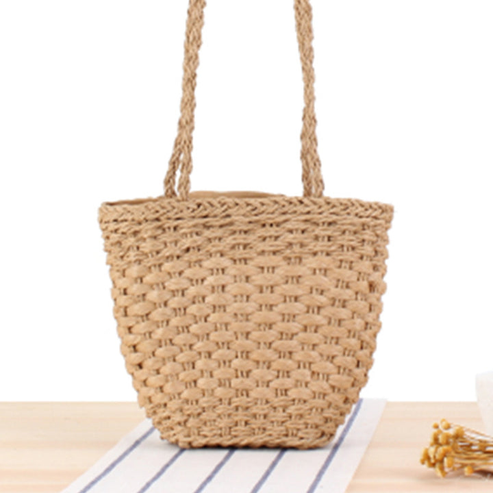 Handcrafted straw tote bag Bowlift
