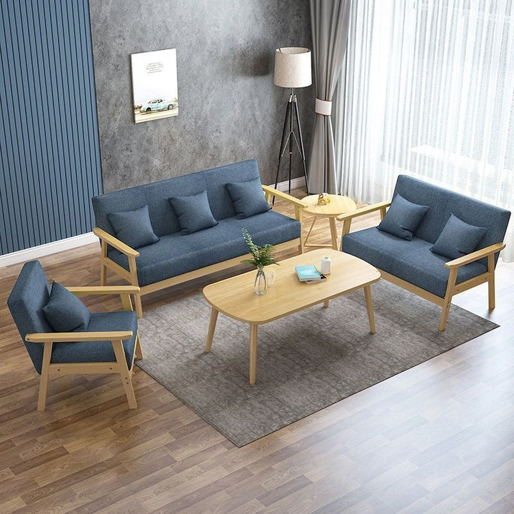 Modern Upholstered Living Room Seating Set Bowlift