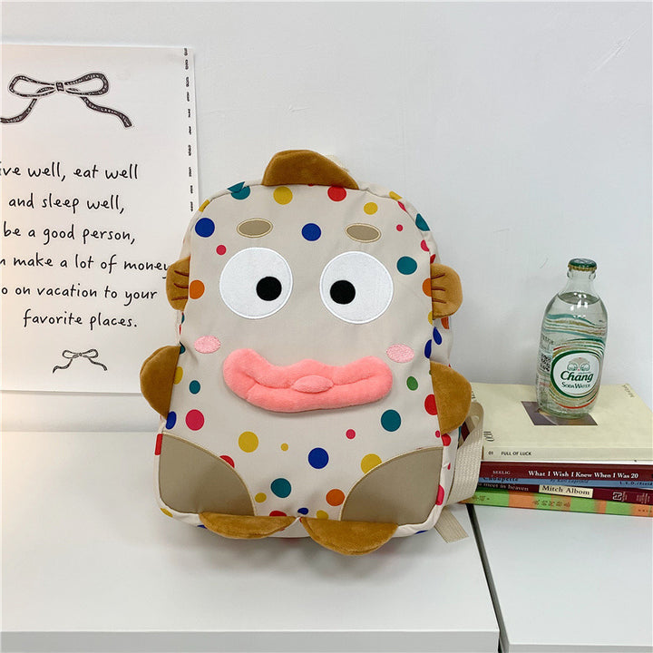 Cute Cartoon Character Plush Backpack