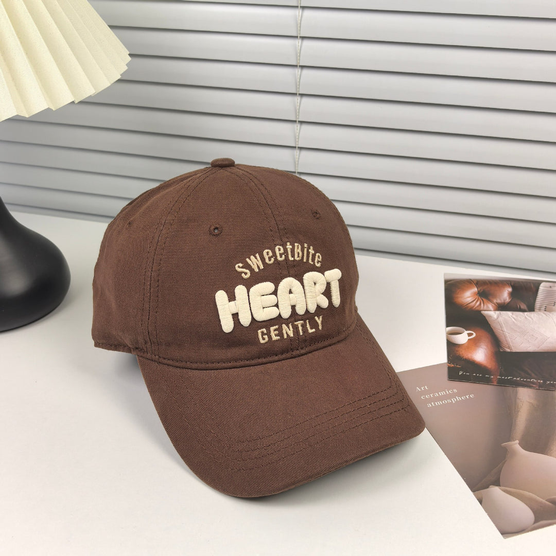 Women's Playful Embroidered Message Cap Bowlift