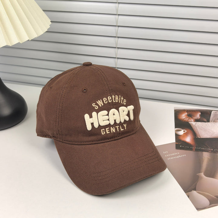 Women's Playful Embroidered Message Cap Bowlift