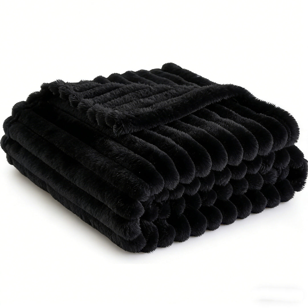 Cozy Plush Throw Blanket Bowlift
