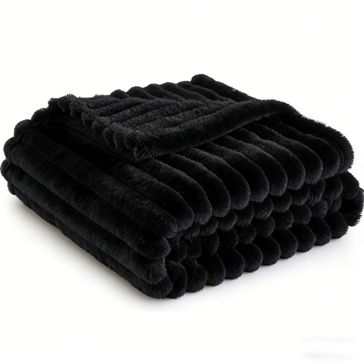 Cozy Plush Throw Blanket Bowlift