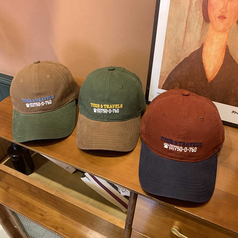 Men's Casual Travel-Themed Baseball Cap Bowlift