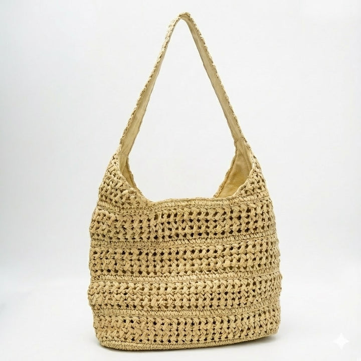 Hobo Bag Made of Hand-Knotted Material Bowlift
