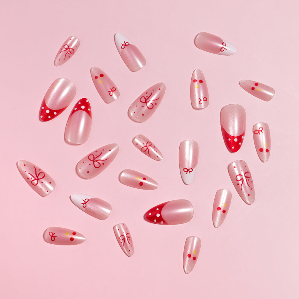 Artistic Themed Press-On Nail Set Bowlift