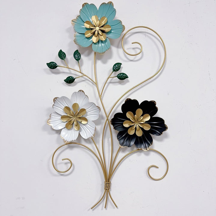 3D Floral Metal Wall Art Bowlift