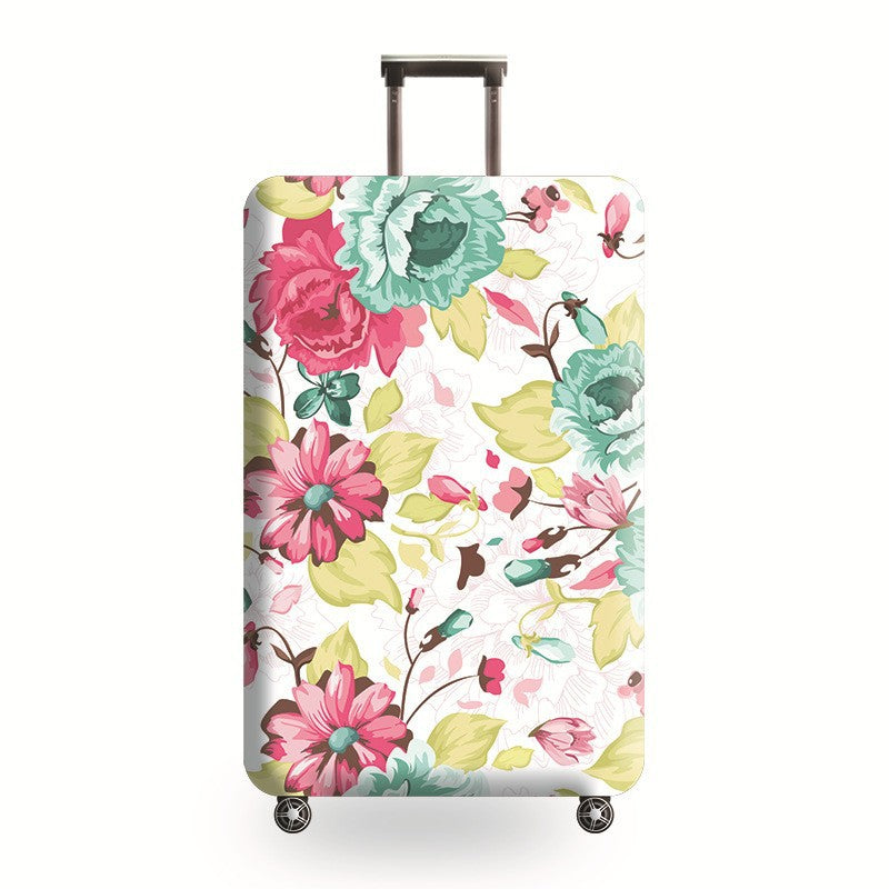 Unisex hard shell trolley with eye-catching marble print, telescopic handle and impact-resistant construction Bowlift