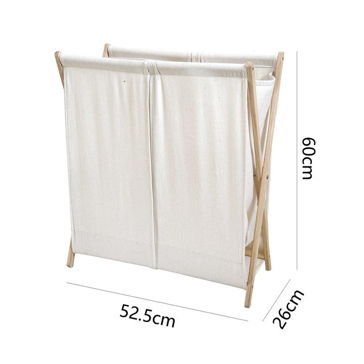 Modern laundry basket with folding frame Bowlift