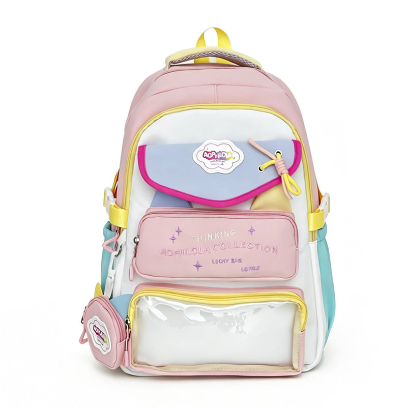 Multi-Functional Transparent School Backpack Bowlift