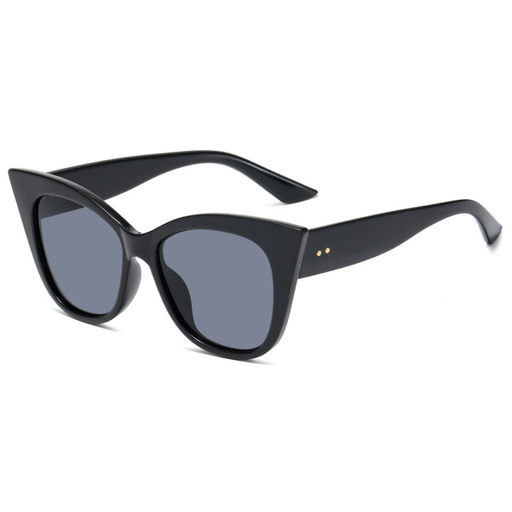 Women extravagant Cat-Eye sunglasses with mirrored lenses Bowlift