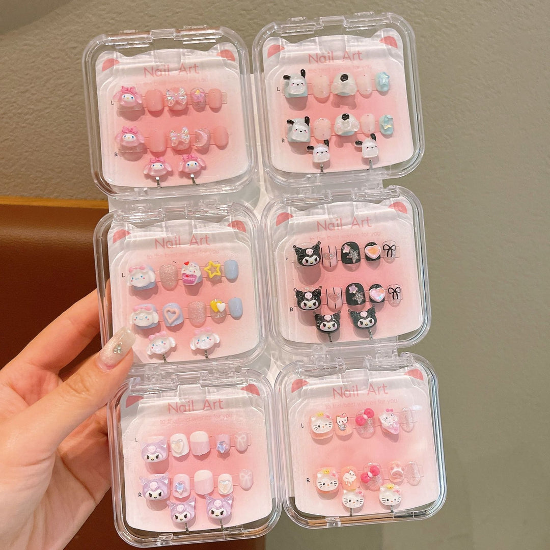 Creative art nails with playful animal design Bowlift