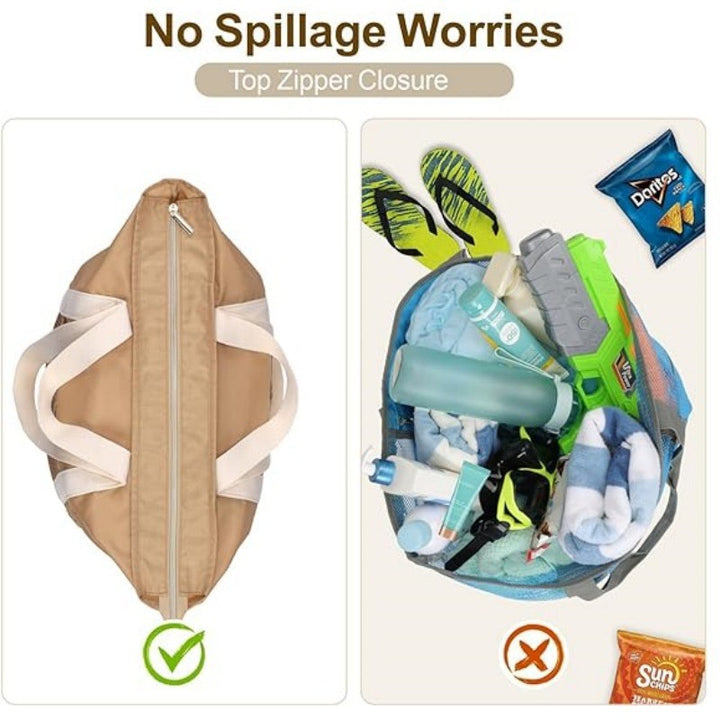 Shopping bag with mesh pockets Bowlift