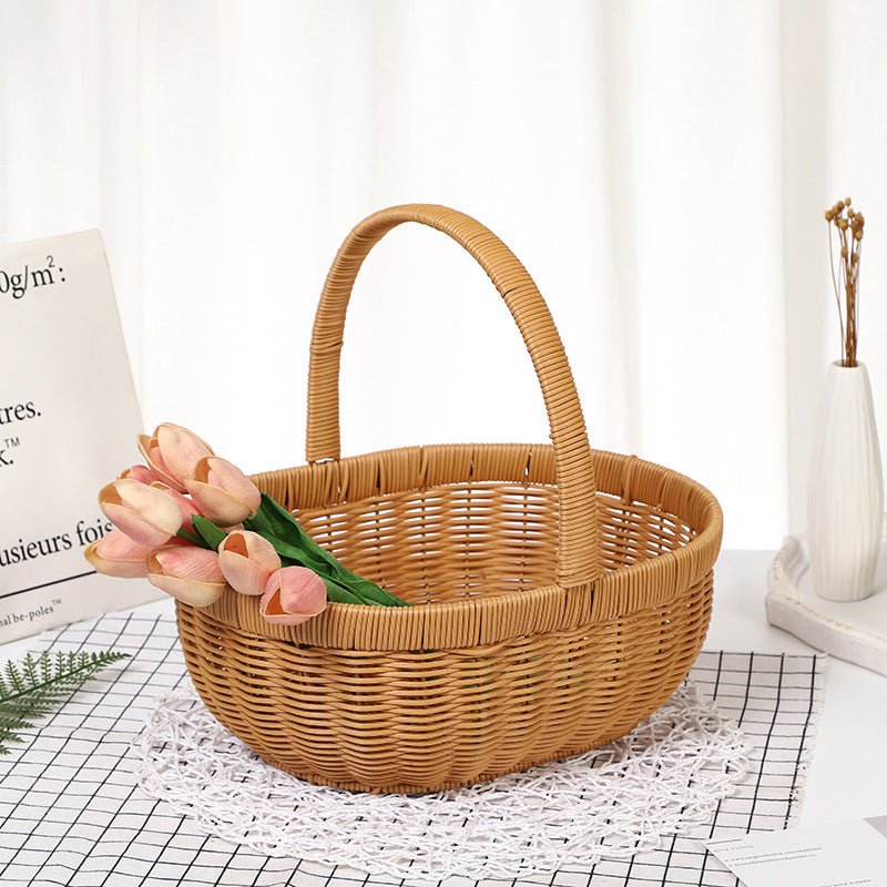 Woven Storage Basket Bowlift