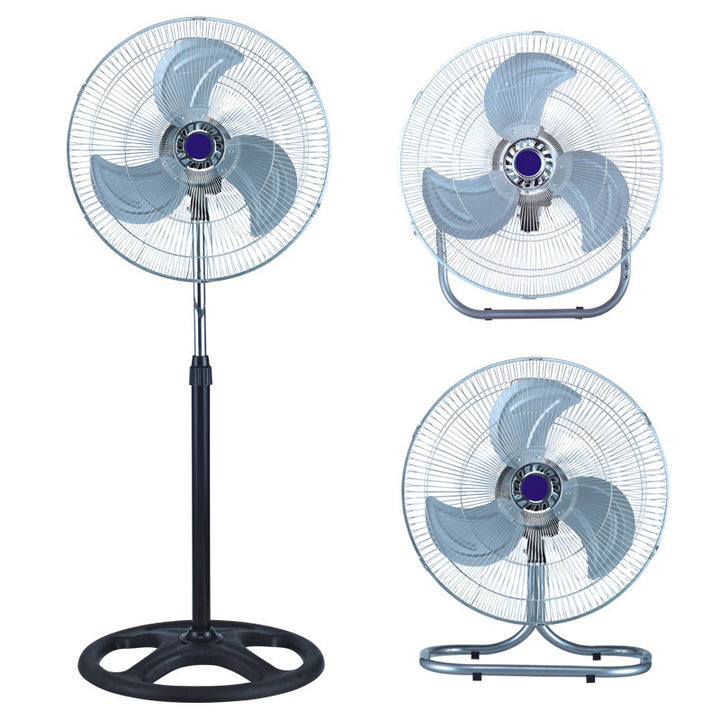 Unisex stand fan with height-adjustable design and multiple speed settings Bowlift