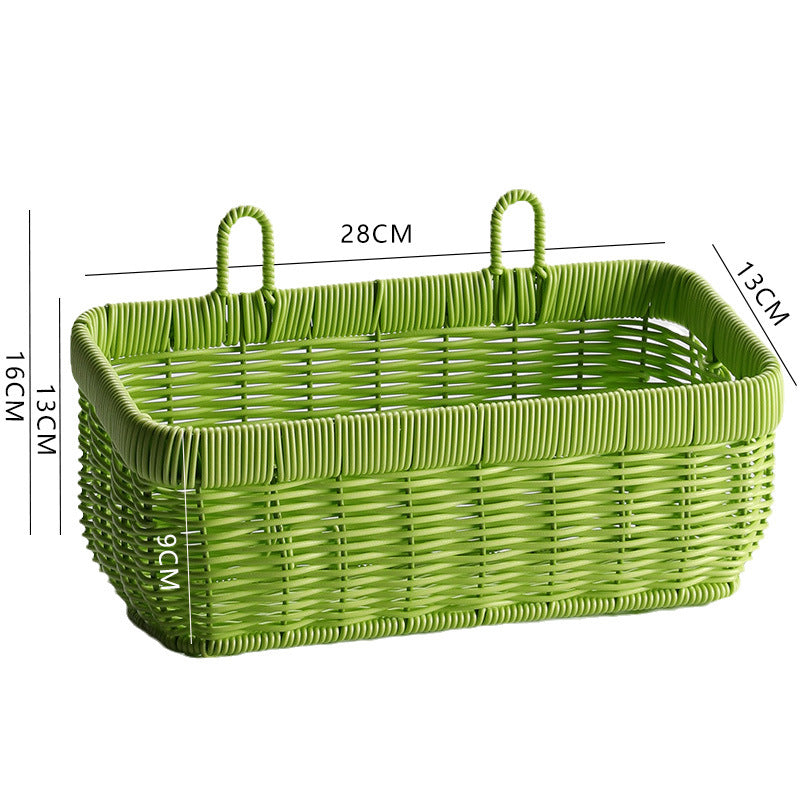 Handwoven Multi-Compartment Storage Basket Bowlift