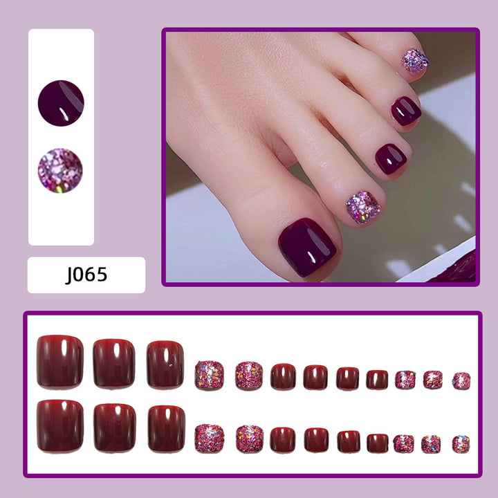 Elegant toenail art Bowlift